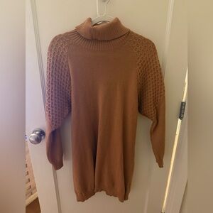 BB Dakota Tan Sweater Dress